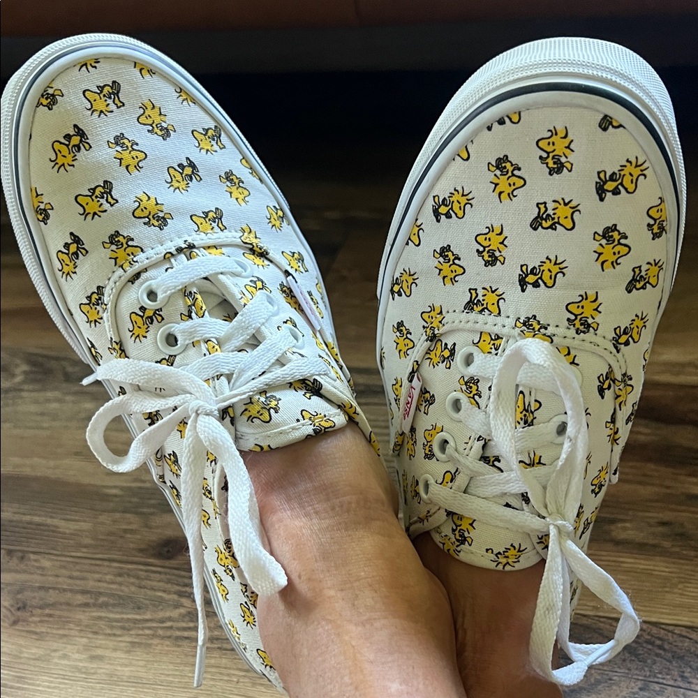 Peanuts Vans Sneakers Woodstock Print